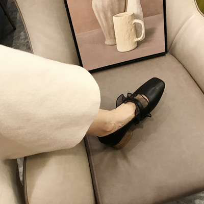 Női alkalmi cipő lekerekített eko bőrből készült modell vastag sarokkal több modellben