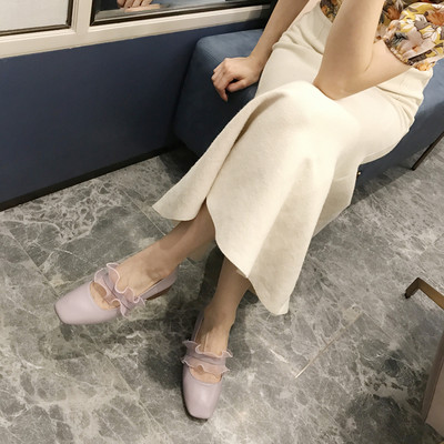 Női alkalmi cipő lekerekített eko bőrből készült modell vastag sarokkal több modellben