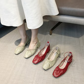 Öko bőrből készült női cipők új modellje több modellben