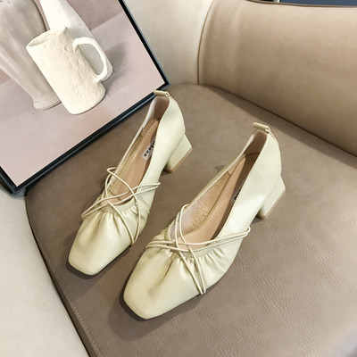 Öko bőrből készült női cipők új modellje több modellben