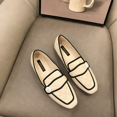 Női alkalmi mokaszinok, lapos talppal