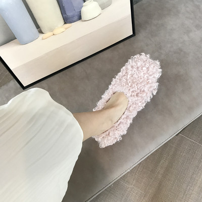 Modern női pehelycipő - szalaggal