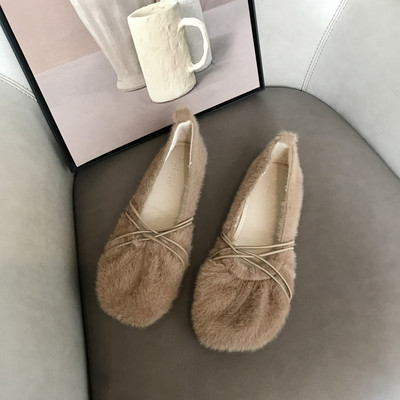 Alkalmi női pehelycipő bézs és barna színben