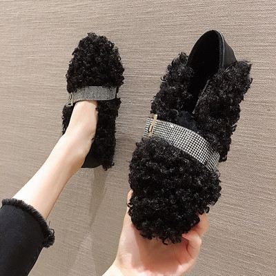 Női pehely alkalmi cipő csattal