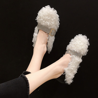 Női pehely alkalmi cipő csattal