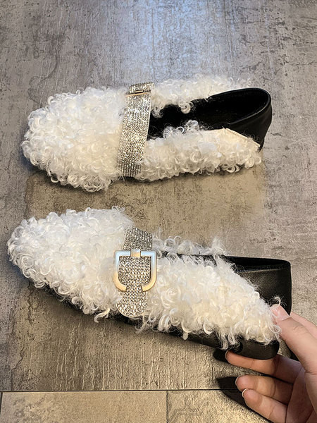 Női pehely alkalmi cipő csattal