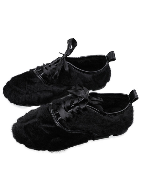 Alkalmi női pehelycipő fűzővel