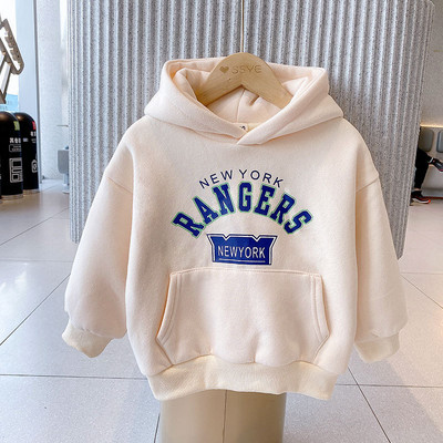 Hanorac zilnic pentru copii cu glugă și buzunar potrivit pentru fete și băieți