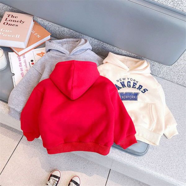 Hanorac zilnic pentru copii cu glugă și buzunar potrivit pentru fete și băieți