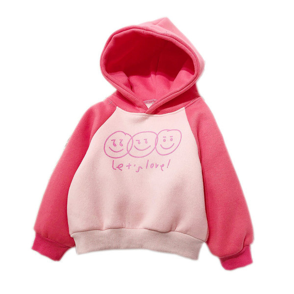 Sport gyerek pulóver kapucnival és különféle alkalmazásokkal