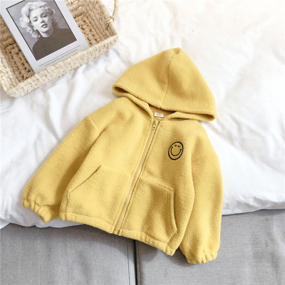 Napi gyerek pulóver lányoknak kapucnival és hímzéssel