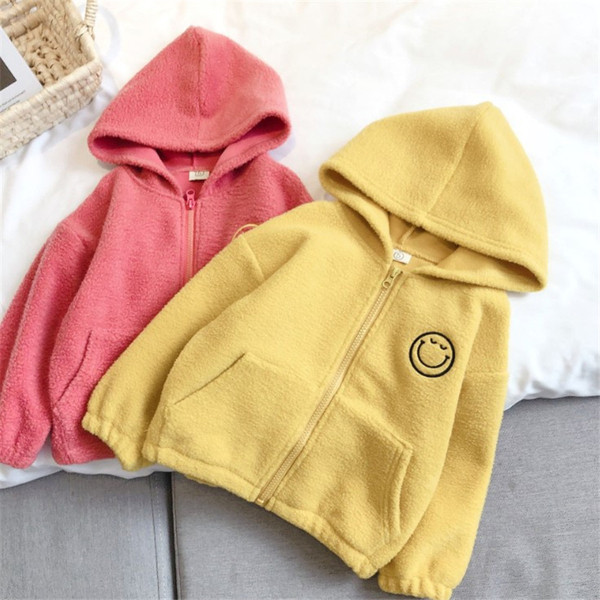 Napi gyerek pulóver lányoknak kapucnival és hímzéssel