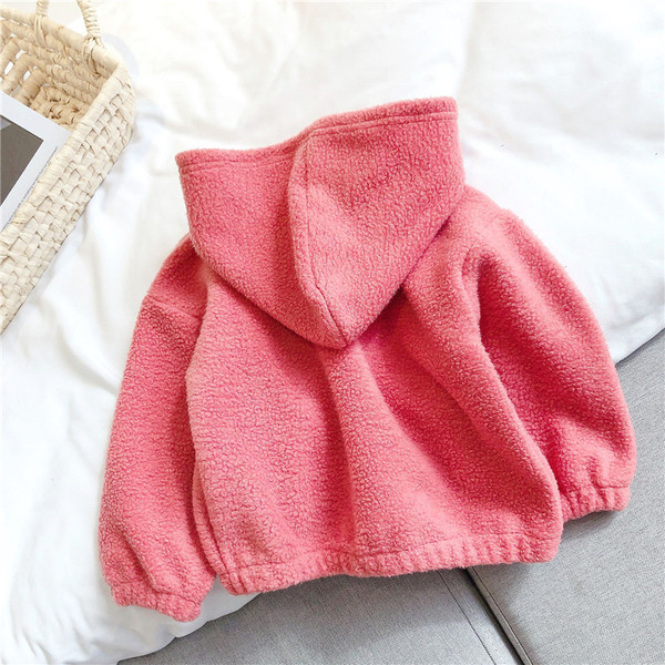 Napi gyerek pulóver lányoknak kapucnival és hímzéssel