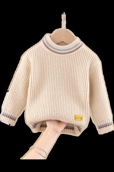 Alkalmi gyerek pulóver lányoknak ovális nyakkivágással