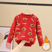 Modern gyerek pulóver lányoknak ovális nyakkivágással