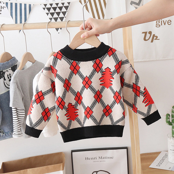 Alkalmi gyerek pulóver lányoknak ovális nyakkivágással