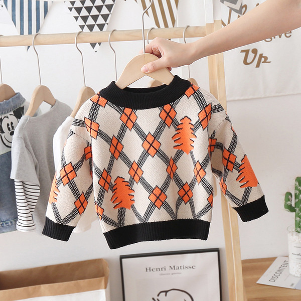 Alkalmi gyerek pulóver lányoknak ovális nyakkivágással