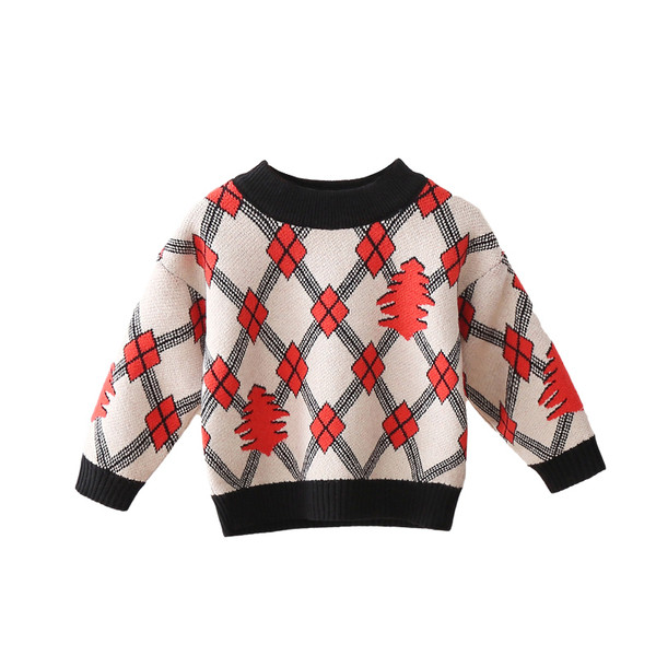 Alkalmi gyerek pulóver lányoknak ovális nyakkivágással