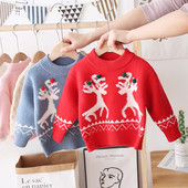 Alkalmi gyerek pulóver lányoknak és fiúknak hímzéssel