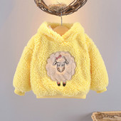 Παιδικό φούτερ για κορίτσια με κουκούλα και απλικέ