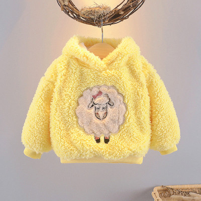 Παιδικό φούτερ για κορίτσια με κουκούλα και απλικέ