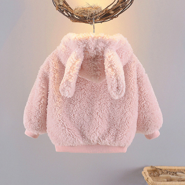 Παιδικό φούτερ  για κορίτσια με κουκούλα και απλικέ