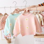 Új modell gyerek pulóver lányoknak virágos motívumokkal