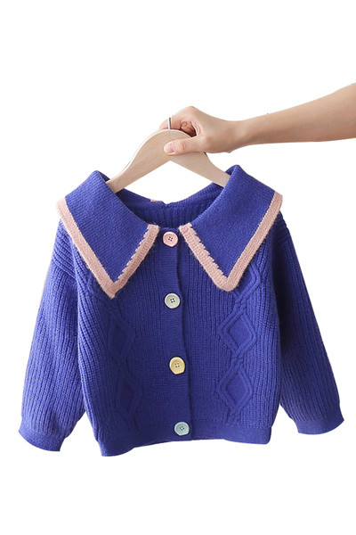 Napi gyerekmellény színes gombokkal