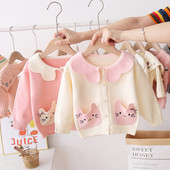 Μοντέρνο παιδικό γιλέκο για κορίτσια με τσέπες και γιακά