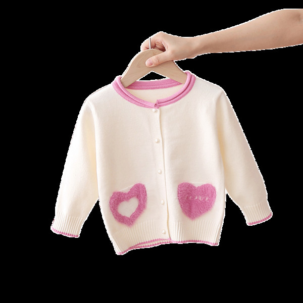 Uut mudelit ovaalse kraega ja udusulgedega lastevest tüdrukutele