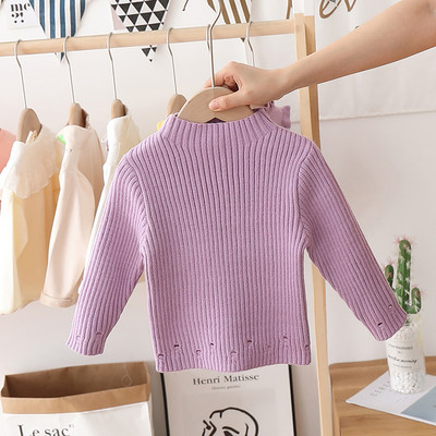 Παιδικό πουλόβερ κλασικό μοντέλο για κορίτσια