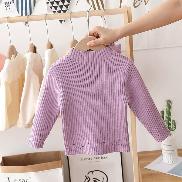 Παιδικό πουλόβερ κλασικό μοντέλο για κορίτσια