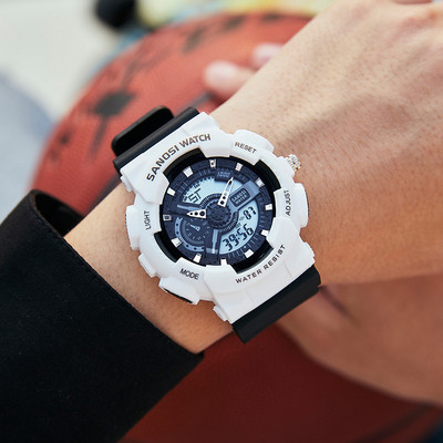 Нов модел мъжки водоустойчив електронен часовник в няколко цвята