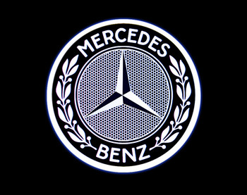 Проектираща светлинна декорация за вратата на автомобила подходяща за Mercedes в няколко модела