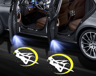 Проектираща светлинна декорация за вратата на автомобила подходяща за Mercedes в няколко модела