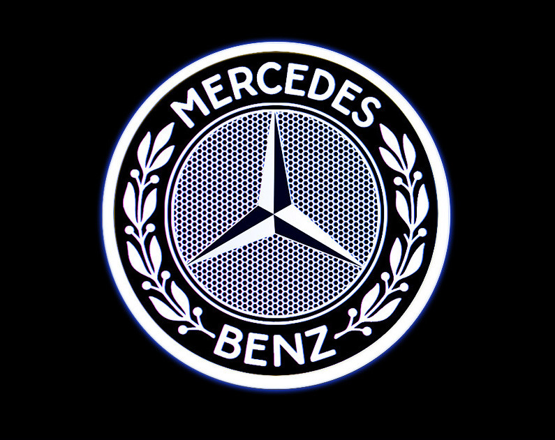 Проектираща светлинна декорация за вратата на автомобила подходяща за Mercedes в няколко модела