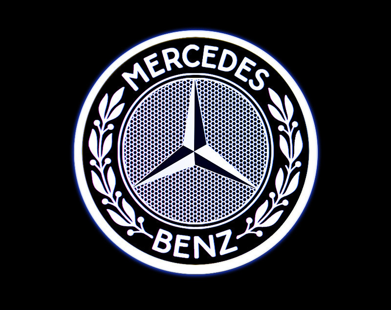 Проектираща светлинна декорация за вратата на автомобила подходяща за Mercedes в няколко модела
