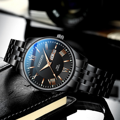 Vyriškas kasdienis apvalios formos rankinis laikrodis – kelių spalvų