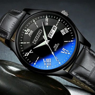 Vyriškas kasdienis apvalios formos rankinis laikrodis – kelių spalvų