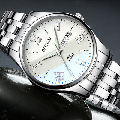 Мъжки ежедневен ръчен часовник в кръгла форма - няколко цвята