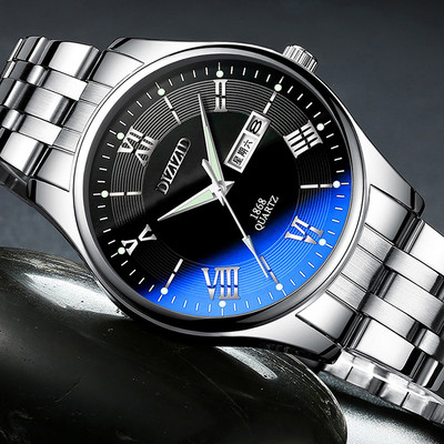 Vyriškas kasdienis apvalios formos rankinis laikrodis – kelių spalvų