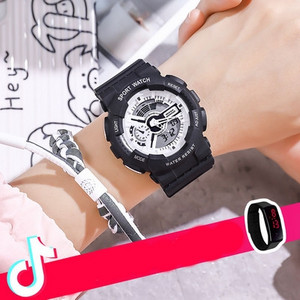 Водоустойчив спортен електронен часовник подходящ за мъже