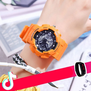 Водоустойчив спортен електронен часовник подходящ за мъже