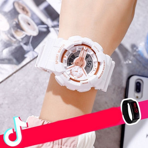 Vandeniui atsparus sportinis elektroninis laikrodis vyrams