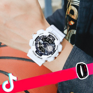 Vandeniui atsparus sportinis elektroninis laikrodis vyrams