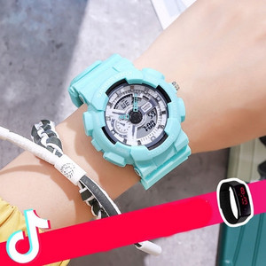 Vandeniui atsparus sportinis elektroninis laikrodis vyrams