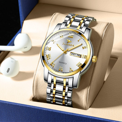 Водоустойчив светещ часовник от неръждаема стомана в няколко цвята