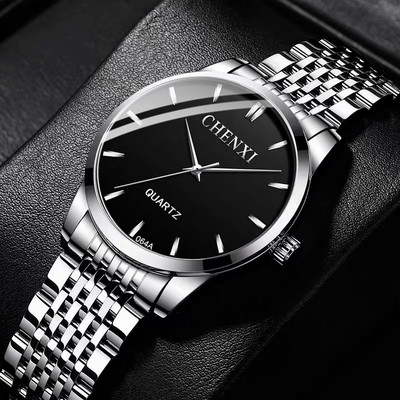 Ежедневен мъжки часовник от неръждаема стомана в няколко цвята