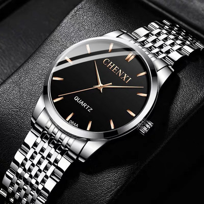 Kasdienis vyriškas kelių spalvų laikrodis iš nerūdijančio plieno