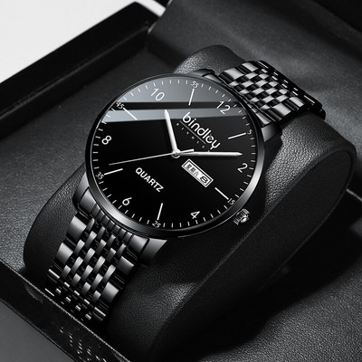 Kasdienis vyriškas kelių spalvų laikrodis iš nerūdijančio plieno